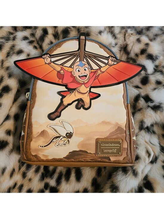 Avatar the Last Airbender  Loungefly Nickelodeon Aang Momo Mini Backpack NWT New main image 4
